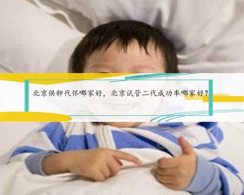 北京供卵代怀哪家好，北京试管二代成功率哪家好？