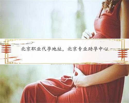 北京职业代孕地址，北京专业助孕中心